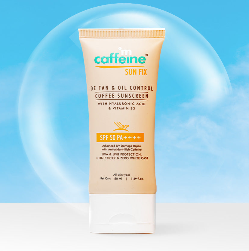 Mcaffeine Detan & Oil Control Coffee Sunscreen SPF 50 PA++++ 50 ml