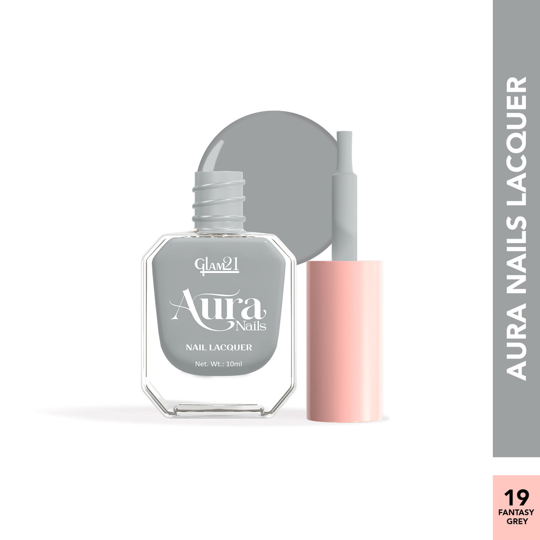 Glam21 Aura - Nail Lacquer (19Fantasy Grey)