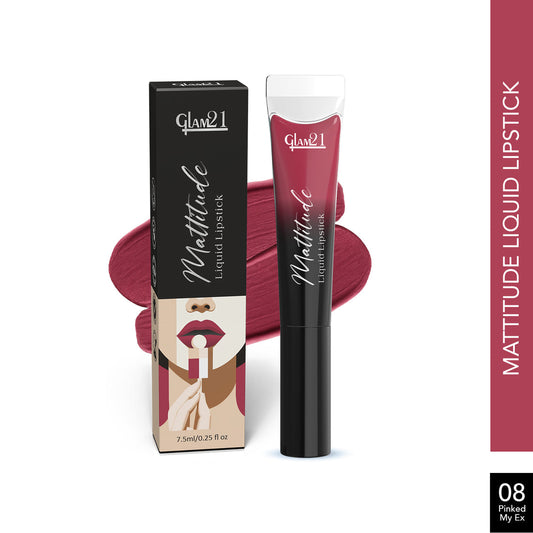 Glam21 Mattitude Lipstick (08Pinked My Ex)