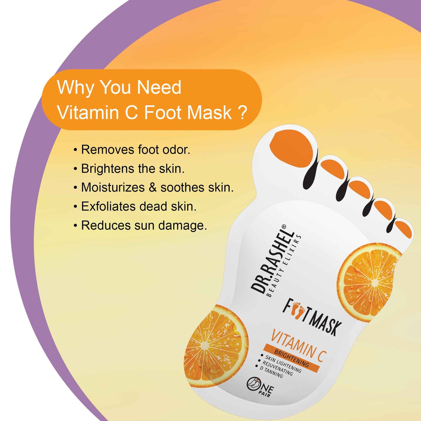 Dr Rashel Vitamin C Foot Mask