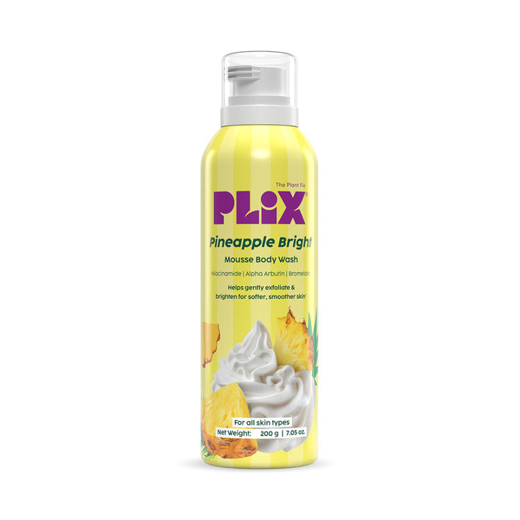 Plix Pineapple Bright Mousse Body Wash For Even-Looking Skin Tone
(200g)
