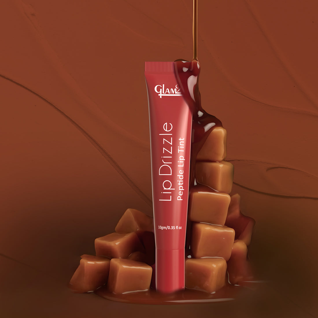 Glam21 Lip Drizzle Peptide Lip Tint (04 Caramel Toffee)