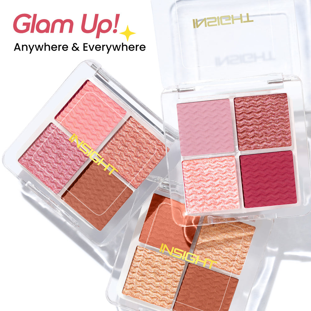Insight cosmetics Ready Set Glam Eyeshadow Palette (Blush Bash)
