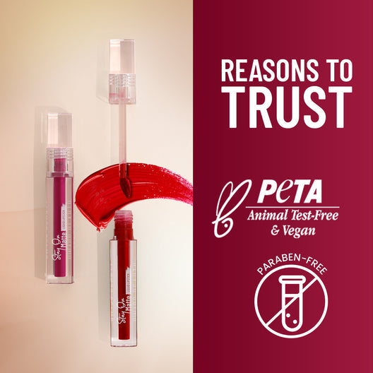Swiss Beauty Stay On Matte Liquid Lipstick 17(Modest red)