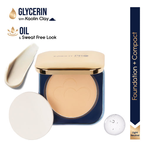 Insight professional All Day Matte Compact Foundation (3 Light Neutral)