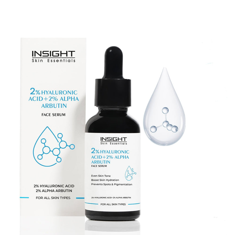 Insight cosmetics 2% Hyaluronic Acid + 2% Alpha Arbutin Face Serum