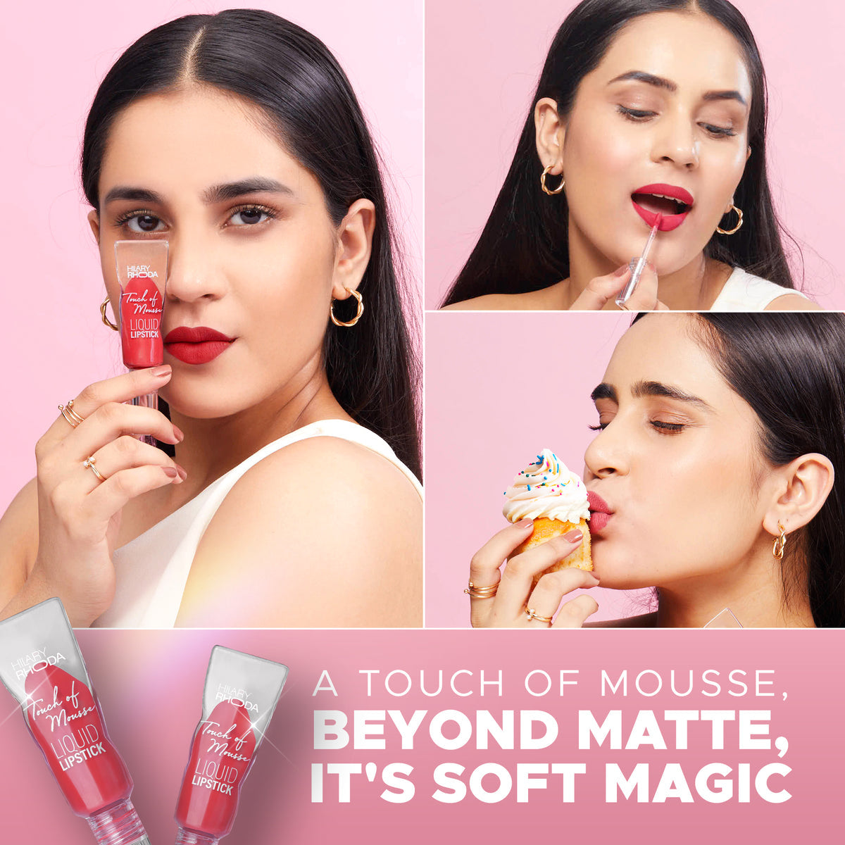 Hilary Rhoda Touch Of Mousse Lipstick (Vintage Rust 07)