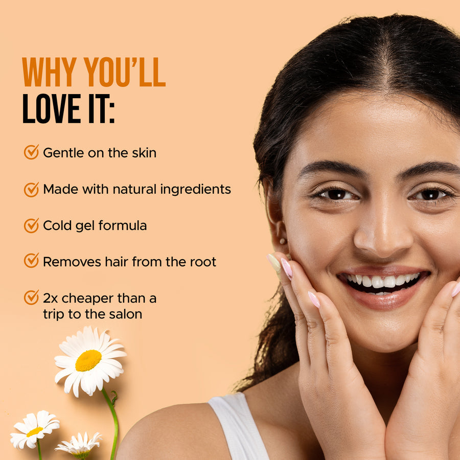 Hilary Rhoda One Go Facial Wax Strips 3 Chamomile