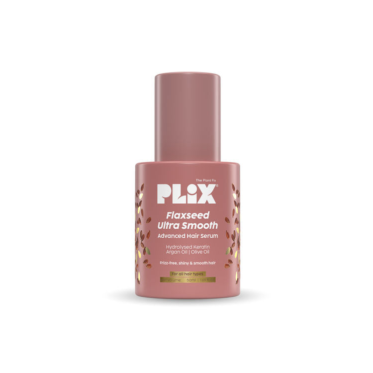 Plix The Plant Fix Flaxseed Keratin Smoothening Anti-Frizz Serum
(50ml)