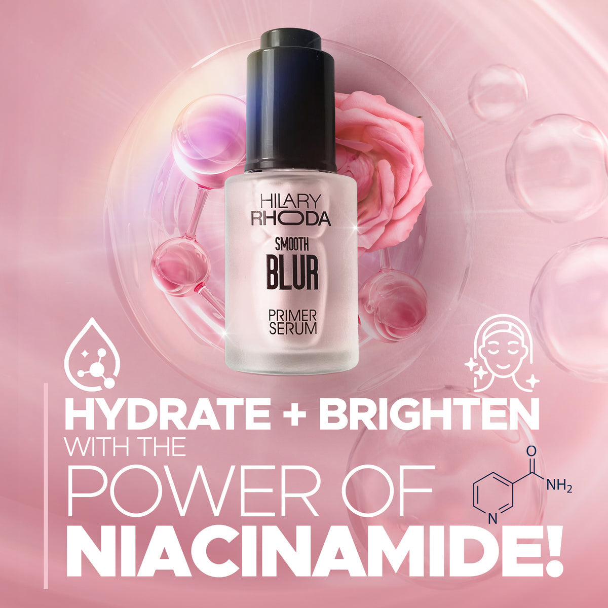 Hilary Rhoda SmoothBlur Primer Serum (Rose)