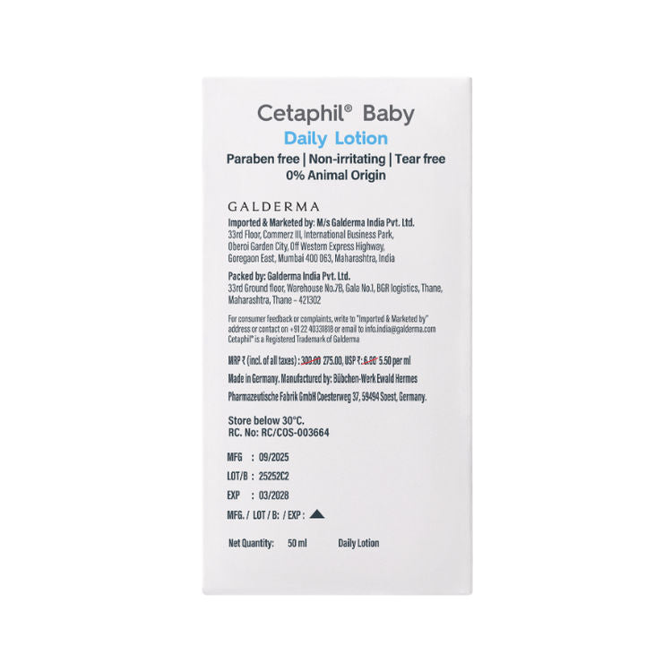 Cetaphil Baby Daily Lotion
(50ml)