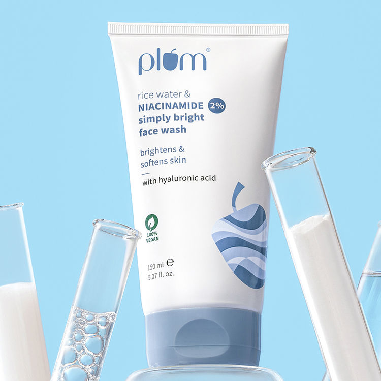 Plum 2% Niacinamide Face Wash With Rice Water (150ml)