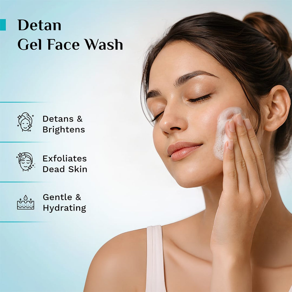 Pilgrim 3% AHA + BHA + PHA Detan Gel Face Wash / 100ml