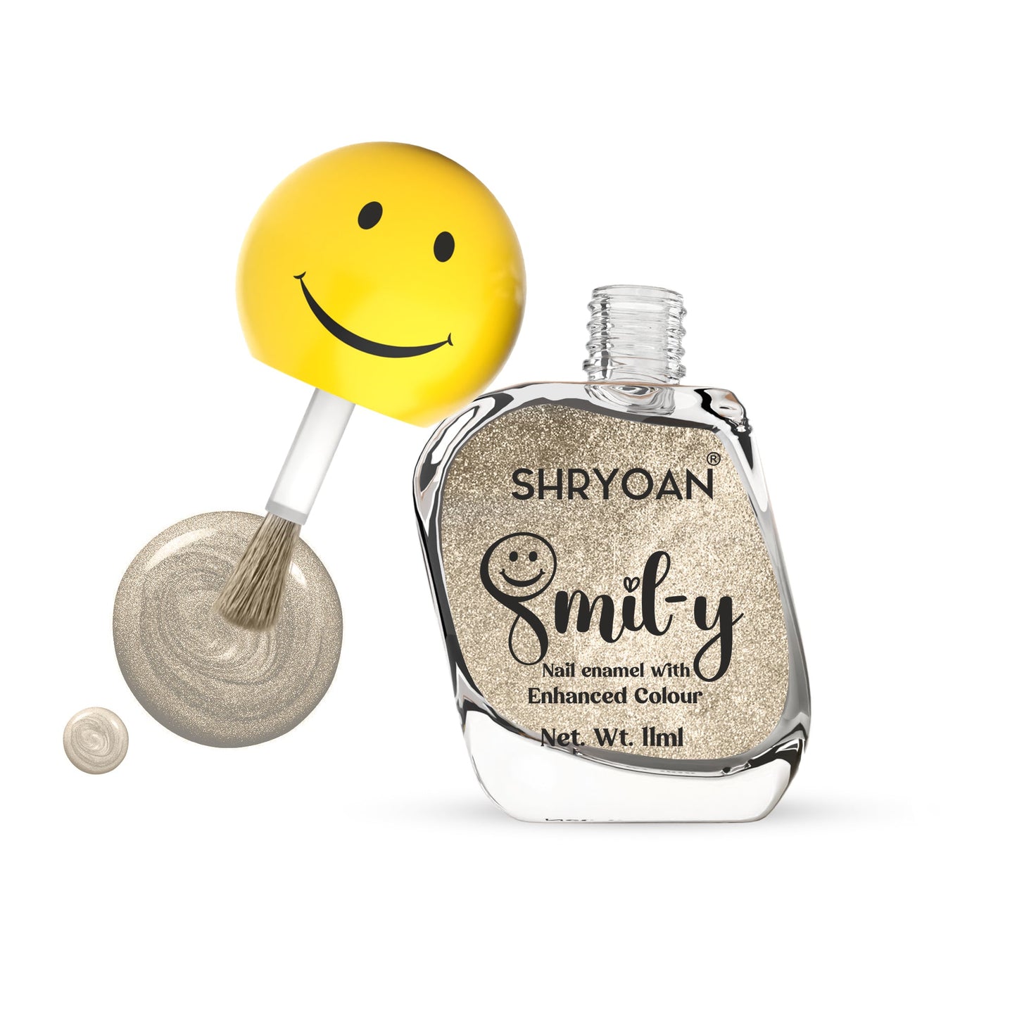 Shryoan Ultra Glossy Nail Paint(Metallic Sand)