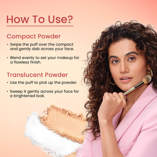 Swiss Beauty Matte & Set Duo Compact (01Ivory)