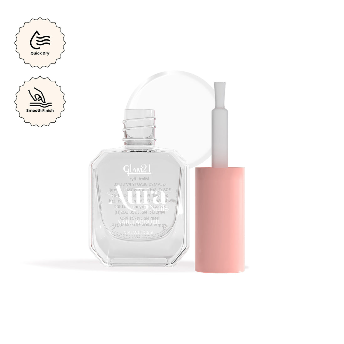 Glam21 Aura - Nail Lacquer (24Clear Cut)