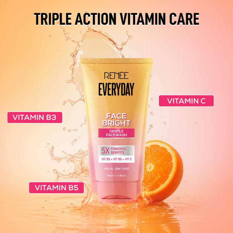Renee Everyday Face Bright Gentle Facewash (100ml)