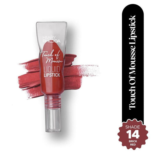 Hilary Rhoda Touch Of Mousse Waterproof Lipstick - Brick Red 14