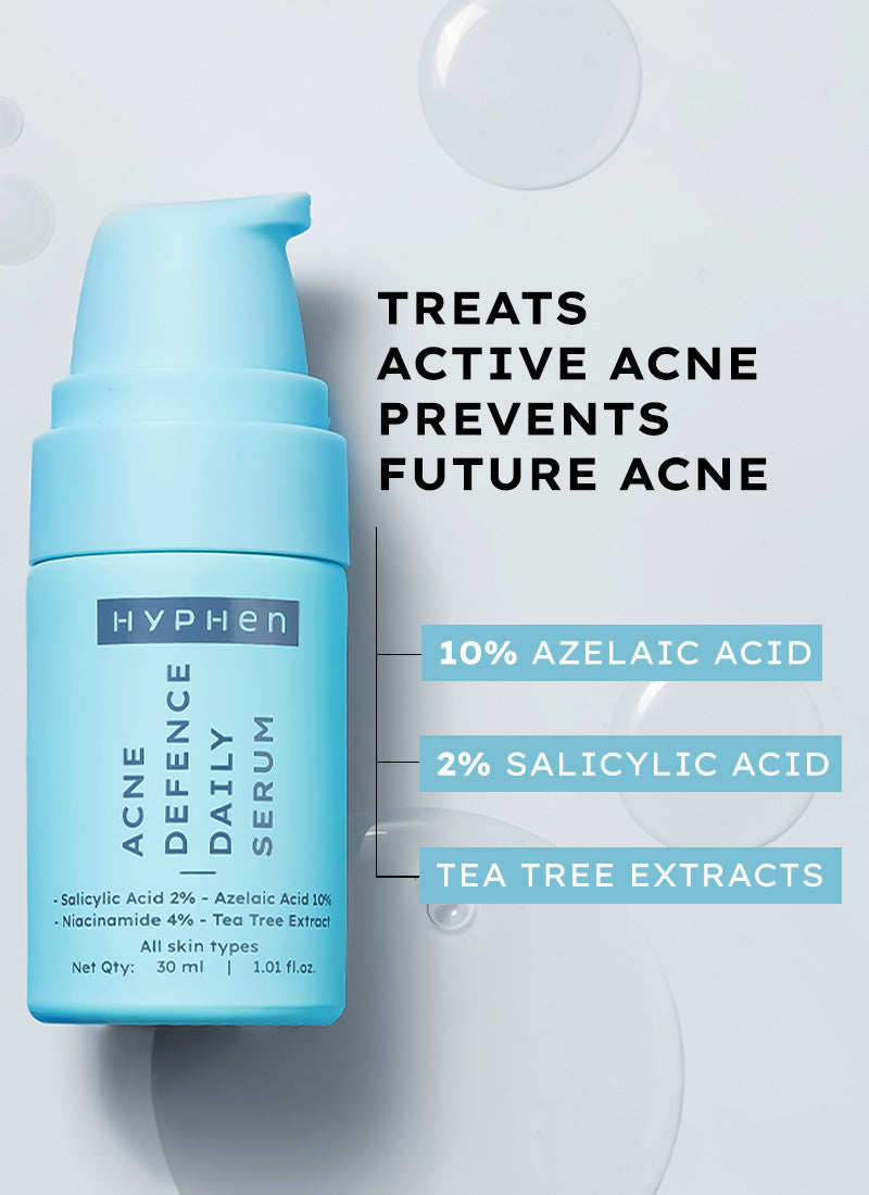 Hyphen Anti acne face serum with 10% azelaic acid & 2% salicylic acid - 30 ml