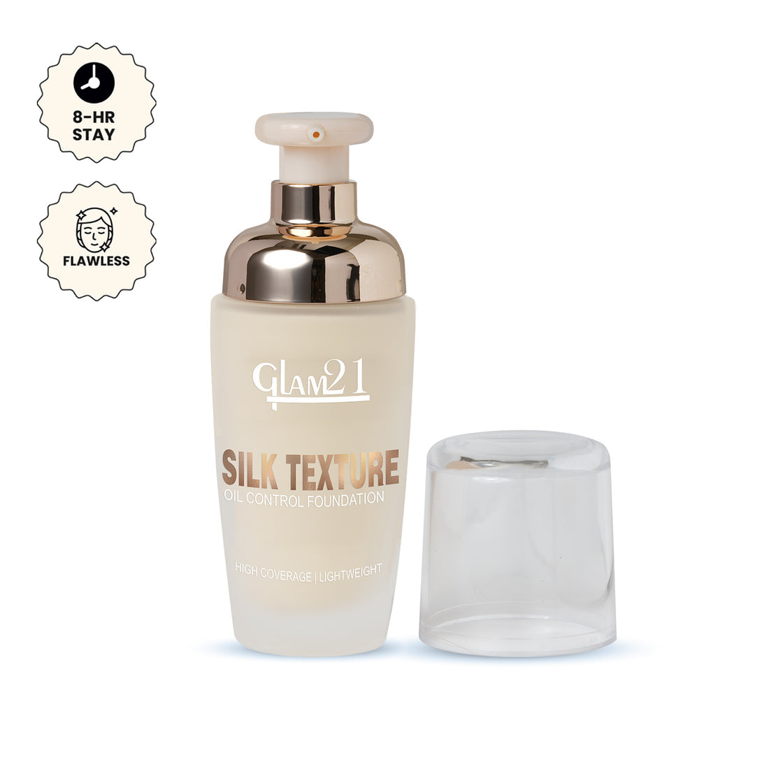 Glam21 Silk Foundation (01Porcelain)