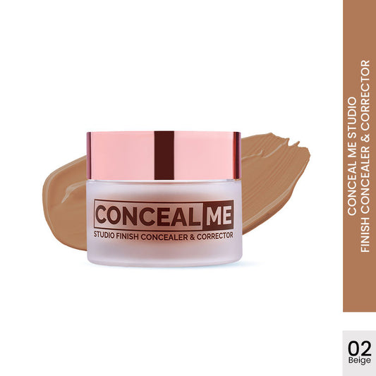 Glam21 Conceal Me Studio Finish Concealer & Corrector (Beige - 02)