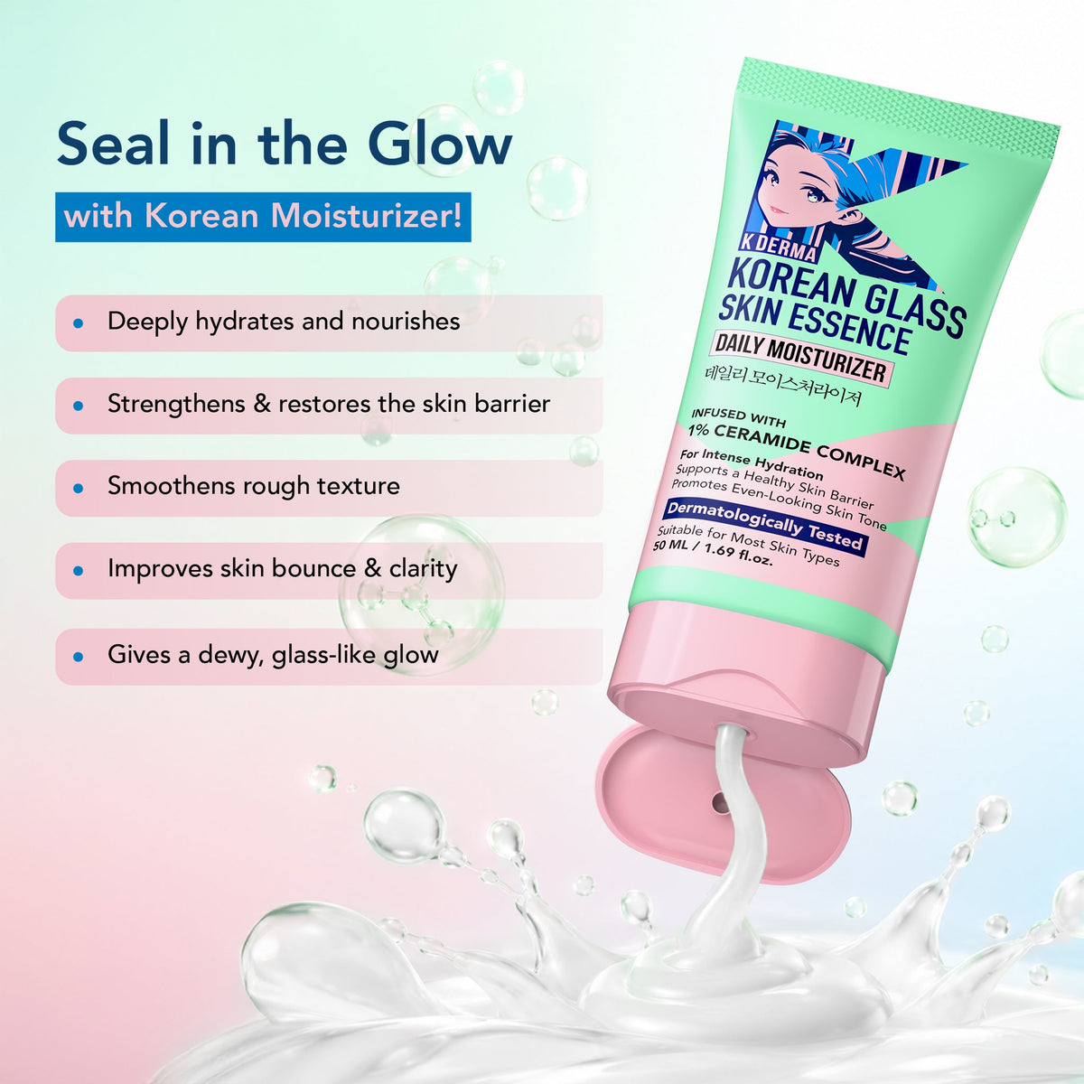 Dr Rashel Daily Moisturizer Cream - Korean Glass Skin Essence / 100ml