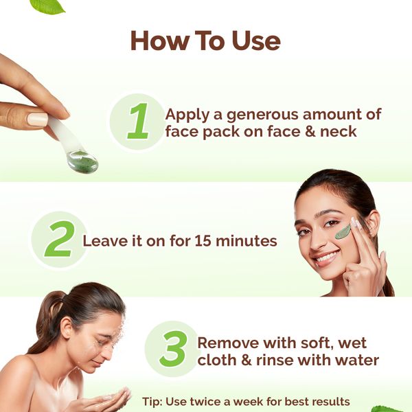 Mamaearth Tea Tree Oil Control Face Pack with Tea Tree & Salicylic Acid for Normal to Oily Skin - 200 g