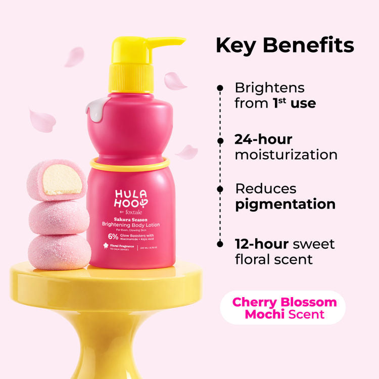 Foxtale Hula Hoop Brightening Body Lotion by Foxtale , Brightens & Hydrates (200ml)