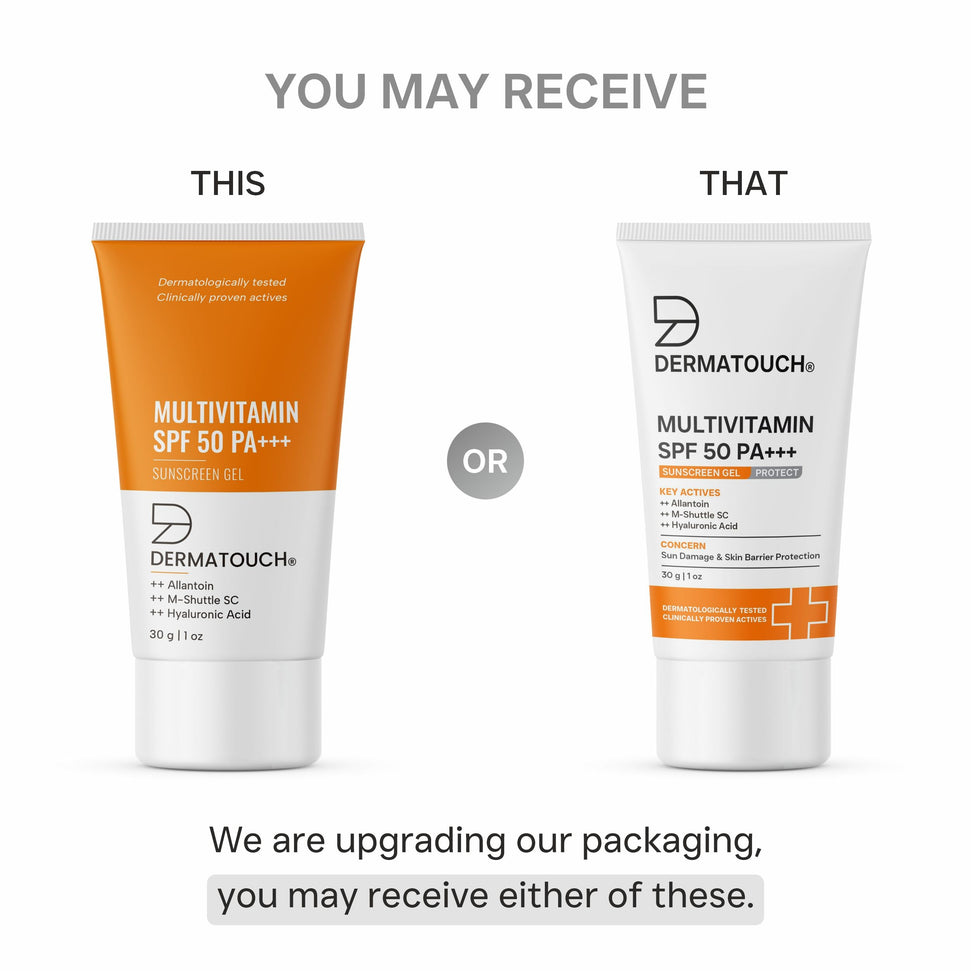 Dermatouch Multivitamin SPF 50 PA+++ Sunscreen Gel-30g
