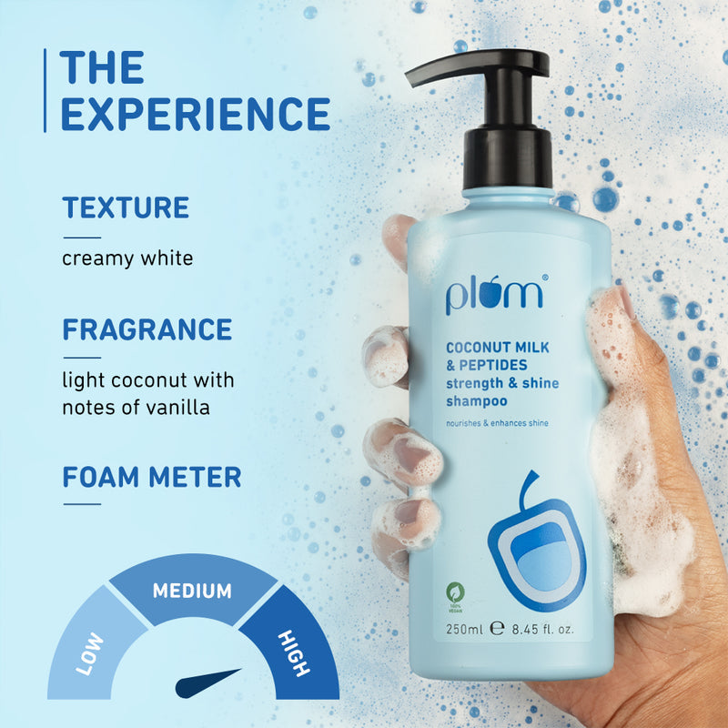 Plum Coconut Milk & Peptides Shampoo (250ml)
