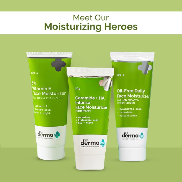 The derma co 5% Propylene Oil-Free Moisturizer with Propylene Glycol & Hyaluronic Acid - 100 g