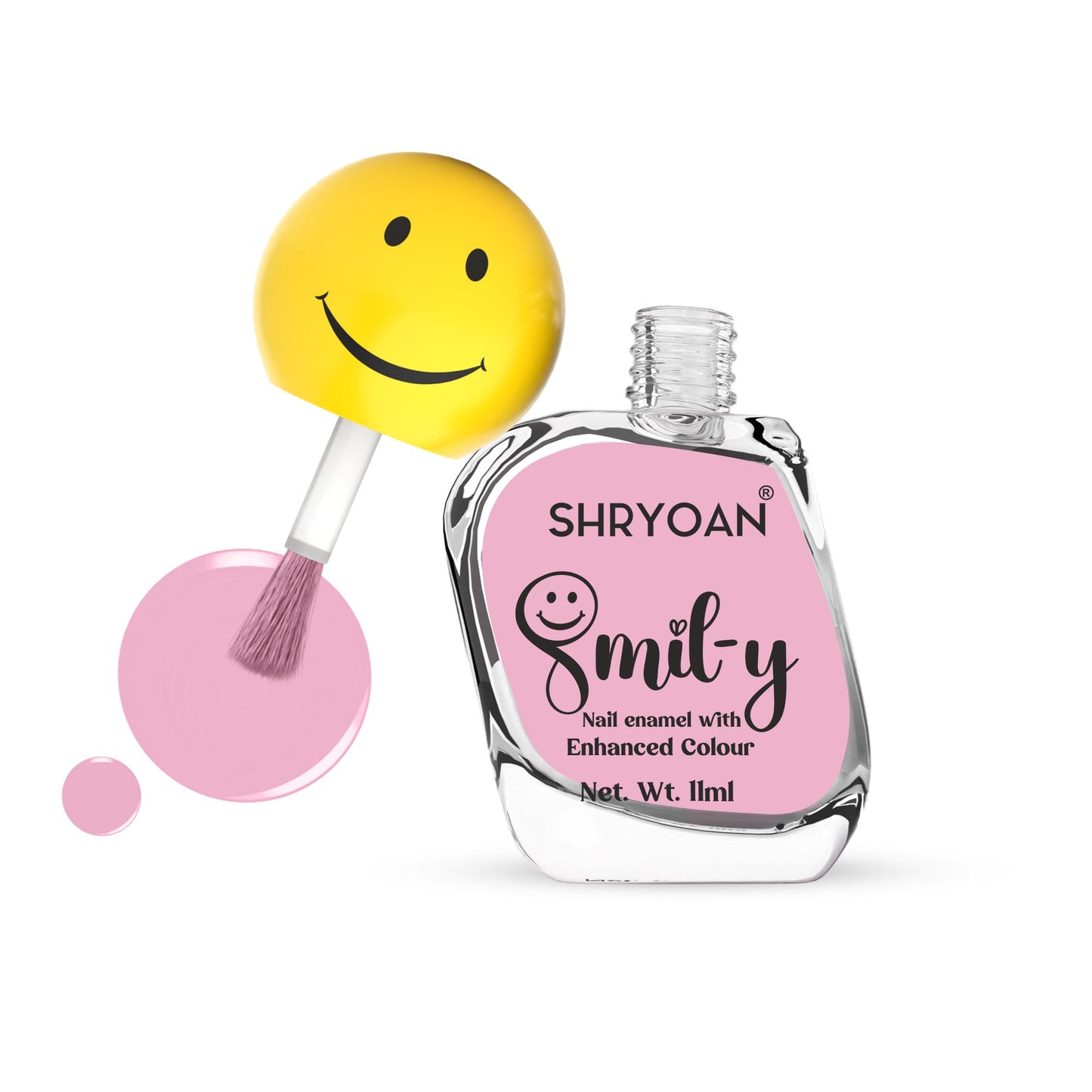 Shryoan Ultra Glossy Nail Paint(Pink Pearl)