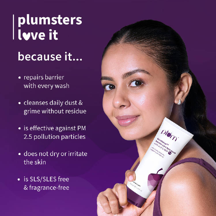 Plum CeraSense Barrier Care Face Wash with Acai & 1% NMF (100ml)