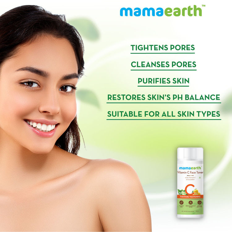 Mamaearth Vitamin C Face Toner with Witch Hazel for Pore Tightening and All Skin Types
(200ml)