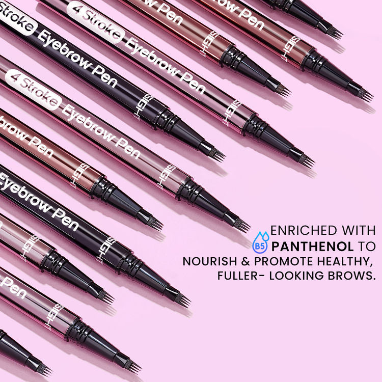 Insight Cosmetics
4 Stroke Eyebrow Pen - Black
(1g)