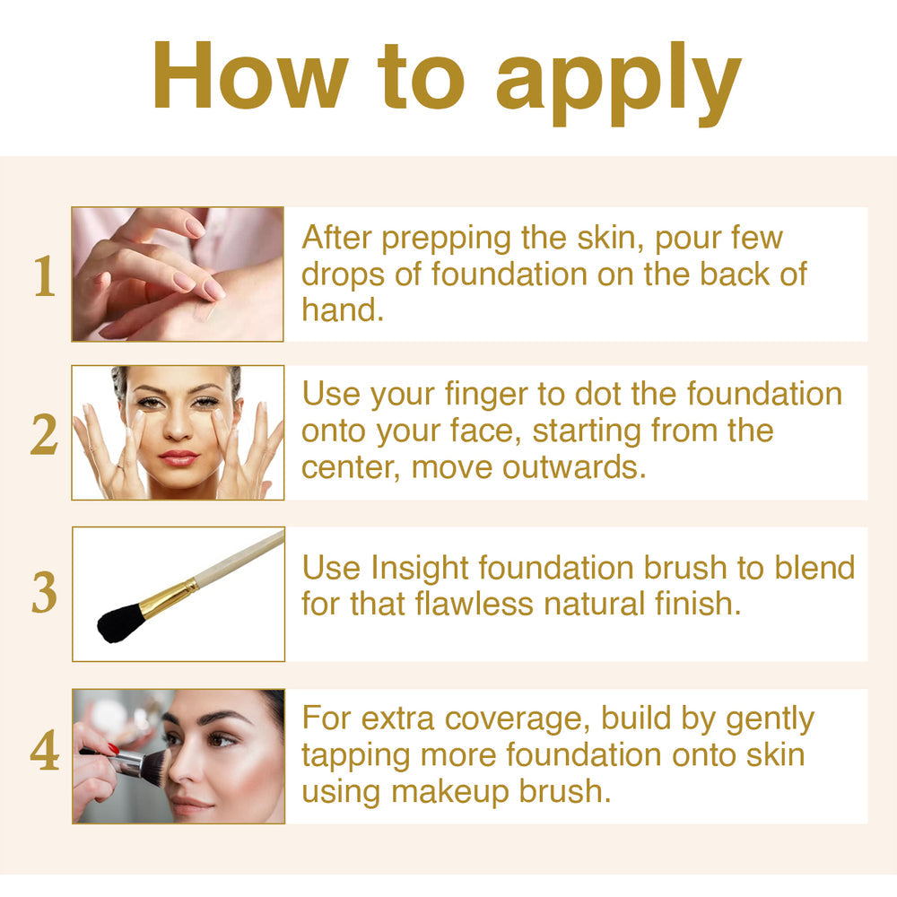 Insight professional Full Cover Soft Focus Foundation (LN10)