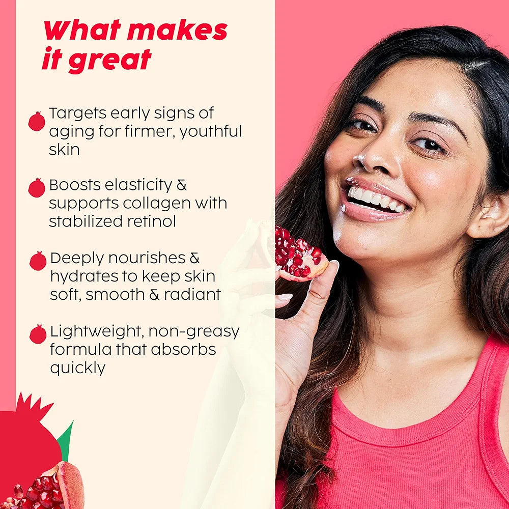 PLIX – THE PLANT FIX | Pomegranate Youth Renewal Anti-Aging Body Lotion | Reduces Fine Lines, Firms & Hydrates Skin | RetiSTAR™, Pomegranate & Shea Butter | Lightweight Daily Care