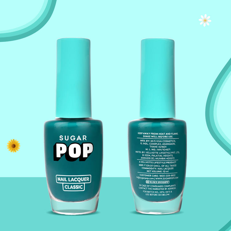 SUGAR POP Nail Lacquer (45 Teal Oasis)
