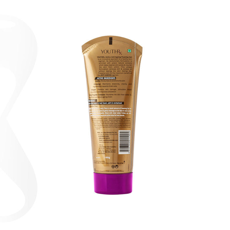 Lotus Herbals Gineplex YouthRx Active Anti-Ageing Foaming Gel
(100g)