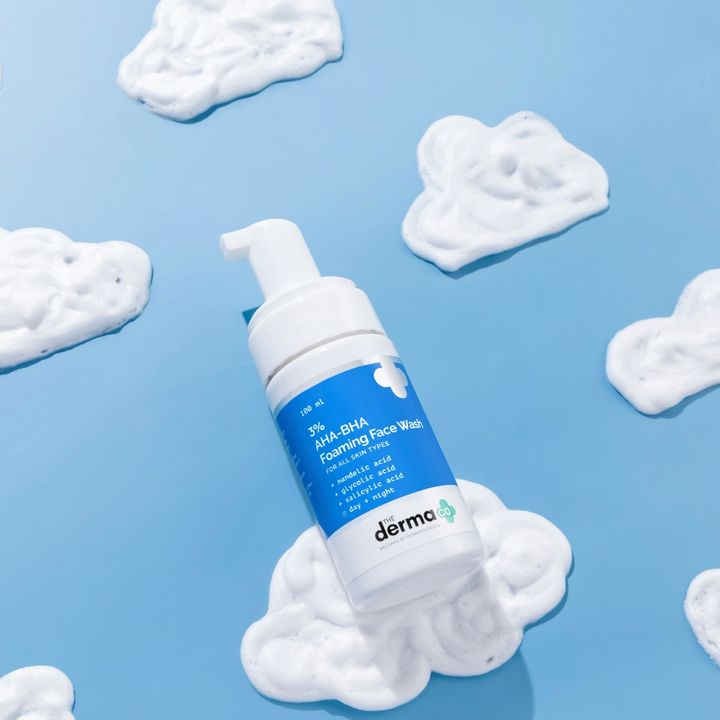 The Derma Co 3% AHA+BHA Foaming Daily Face Wash 100ml