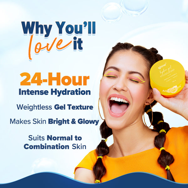 Aqualogica Glow+ Hydra Gel Moisturizer with Vitamin C & Papaya - 200g