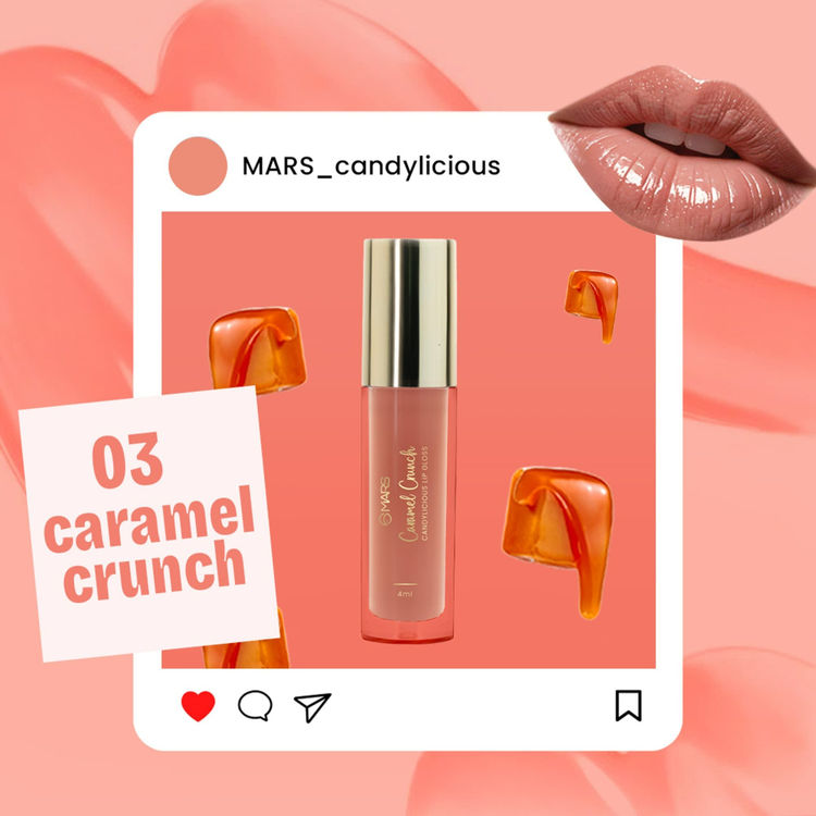 MARS Candylicious Lip Gloss  (03-CARAMEL CRUNCH)
