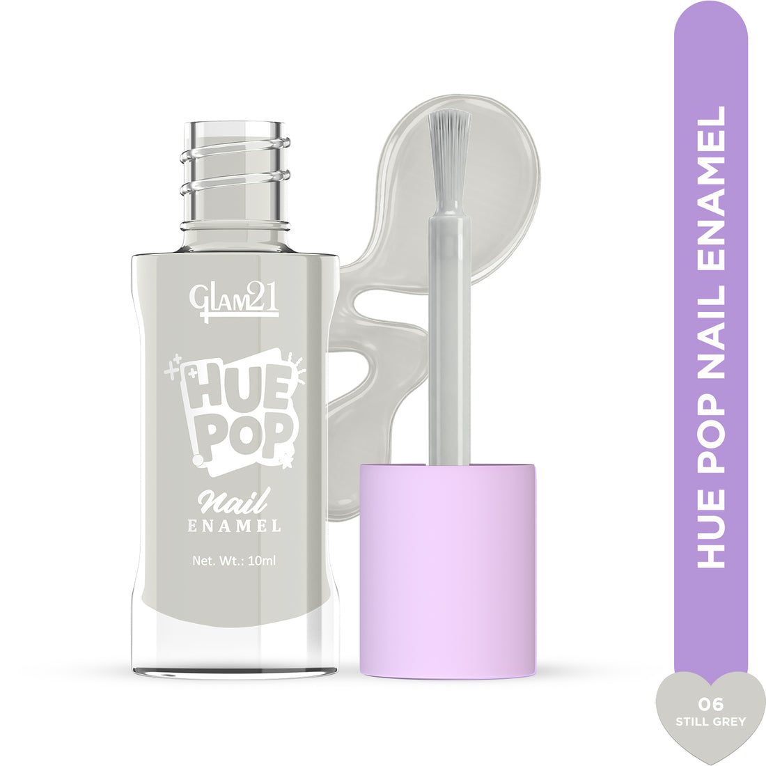 Glam21 Hue Pop Nail Paint / 06 Still Grey