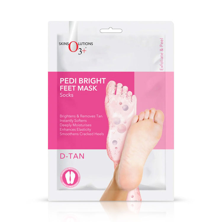 O3+ Professional Pedi Bright Feet Mask Socks - Foot Care Mask for Detan and Deep Moisturisation
(40 g)
