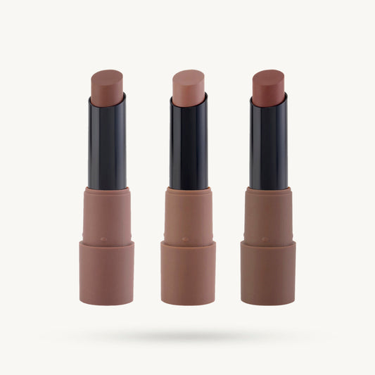 Mars Matte Lipsticks Box | Set of 3 (04 browns)