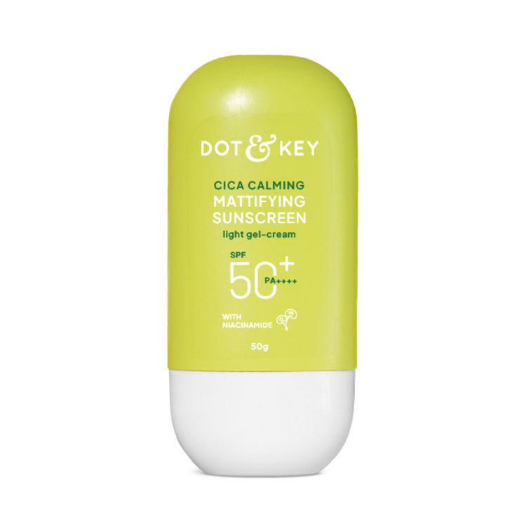 Dot & Key Cica Calming Mattifying Sunscreen In-Vivo Tested SPF 50+ PA++++, With Niacinamide
(50 g)