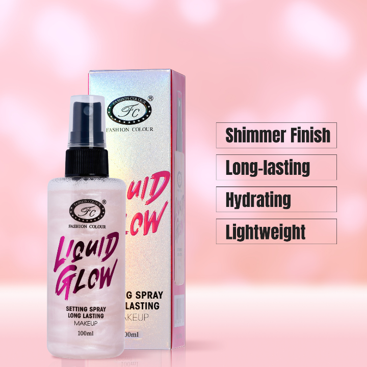 Fashion Color Liquid Glow Makeup Setting Spray(B)