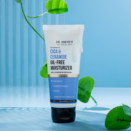 Dr. Sheth's Cica & Ceramide Oil-Free Moisturizer - 50g