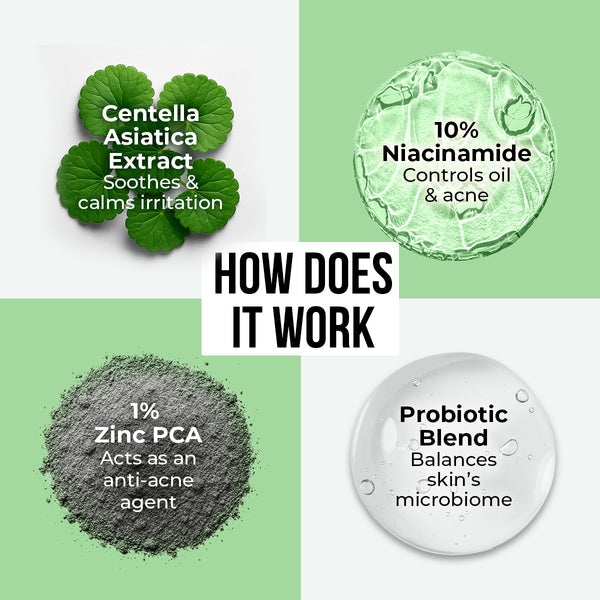 Dr. Sheth's Centella & 10% Niacinamide Ampoule Serum - 30ml