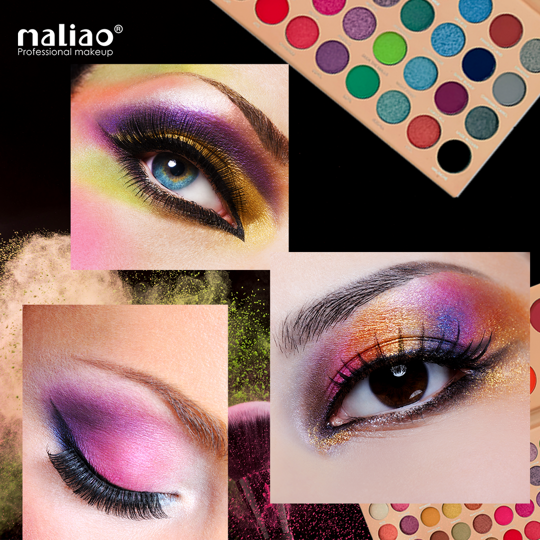 Maliao 10 color blush + 48 color eyeshadow makeup palette
